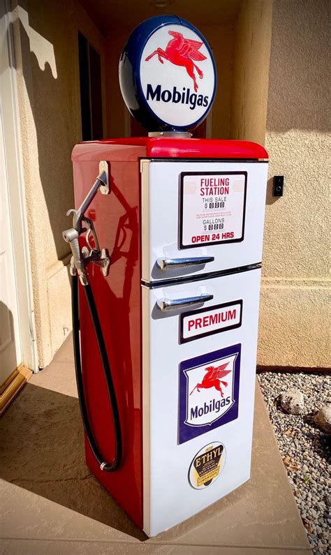 Mobil Gas Pump Replica Etsy Gas Pumps Old Gas Pumps Vintage Gas Pumps