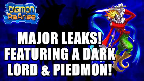 Digimon Rearise Major Leaks A Demon Lord Is Coming Piedmon Step Up