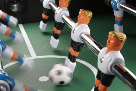 Tabletop Soccer Stock Image Image Of Footballer Beginning