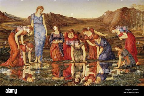 Burne Jones Edward The Mirror Of Venus 1875 Stock Photo Alamy