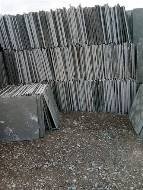 Gray Unpolished Matt Finish Rough Kota Stone Tile For Flooring