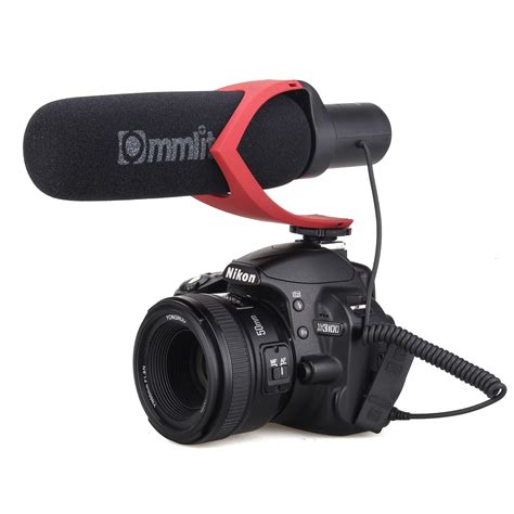 Commlite Comica Electrit Super Cardioid Directional Condenser Shotgun Video Microphone For Video