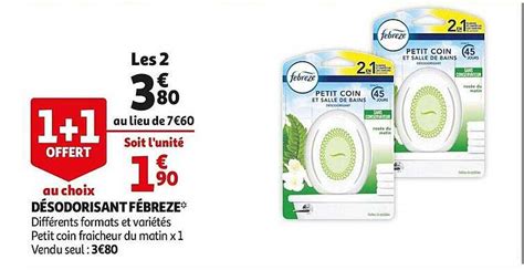 Offre Désodorisant Fébreze chez Auchan