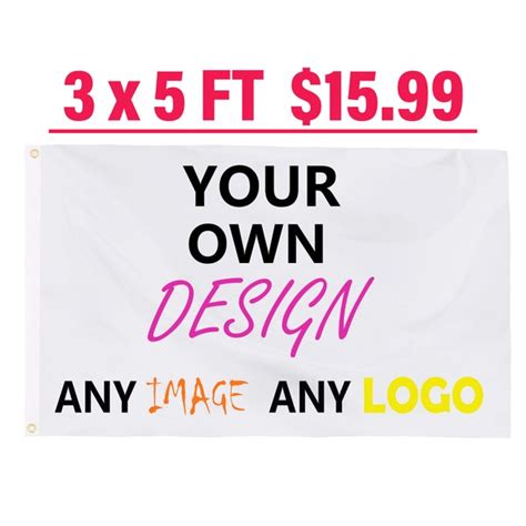 Outdoor Custom 3x5 Flag Etsy