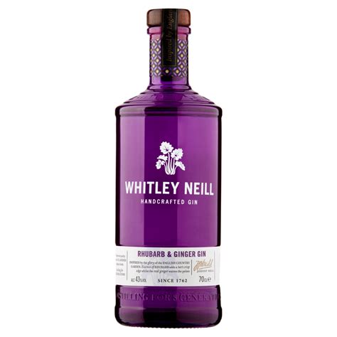 Ukbeverages Whitley Neill Rhubarb And Ginger Gin Nutritional Information