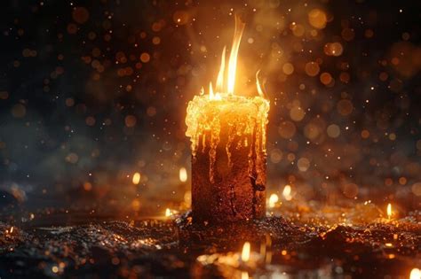 Premium Photo Explore The Profound Symbolism Of A Candle Aflame