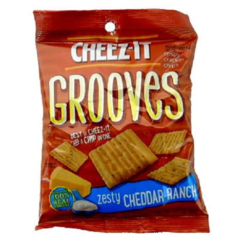 Product Of Cheez It Grooves Zesty Cheddar Ranch Count 6 3 25 Oz Cookie