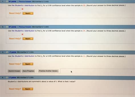 Solved 1 0M PointsI Previous Answers BBUnderStat 12 Chegg