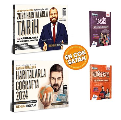 Benim Hocam 2024 Tüm Adaylar İçin Haritalarla Coğrafya ve Tarih Kurul