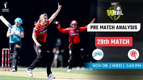 Wbbl Adelaide Strikers Women Vs Melbourne Renegades Women Th