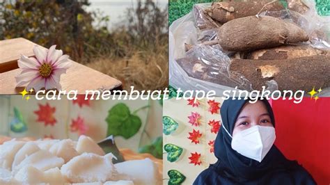 Cara Membuat TAPE SINGKONG YANG LEGIT II Deva Eka Putri YouTube