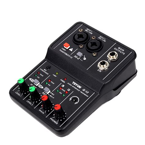 Owsoo Audio Interface Professional Recording Sound Card Bit Khz Usb