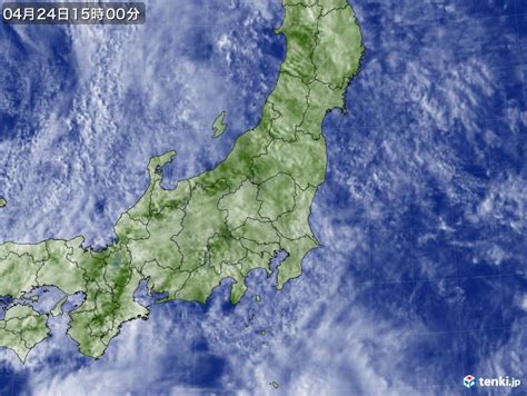 過去の気象衛星東日本2024年04月24日 日本気象協会 Tenkijp