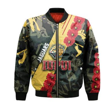 IUPUI Jaguars Bomber Sport Style Keep Go on- NCAA - Bluefink