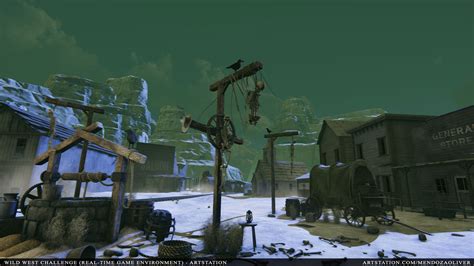 Artstation Wild West Challenge Ghost Town Of Fogmourn