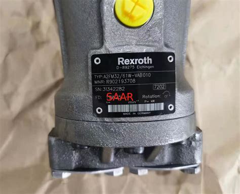 Rexroth R902193708 A2FM32 61W VAB010 Rexroth Axial Piston Fixed Motor