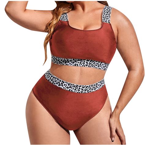 Cacommark Pi Clearance Women S Plus Size Bikini Swimsuits Bathing Suits