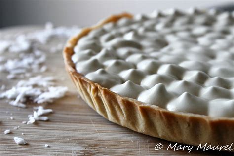 Tarte Chocolat Et Noix De Coco Meringu E Gourmand Croquant By Mary Co