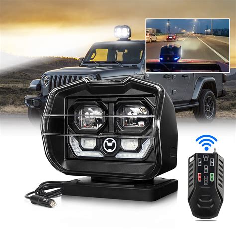 Opp Ulite Led Search Light With Wireless Remote Control 5000lm 12v 60w