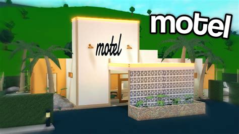 Construí Un Motel En Mi Ciudad De Bloxburg Youtube