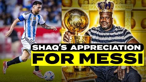 Football Meets Basketball Lionel Messi And Shaquille O Neal Redefine