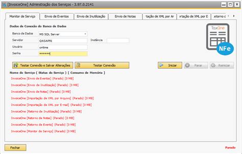 Administrador de Serviços TaxOne NFe 3 76 6