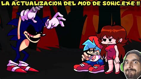 La ActualizaciÓn Del Mod De Sonic Exe Es Impresionante Fnf Sonic