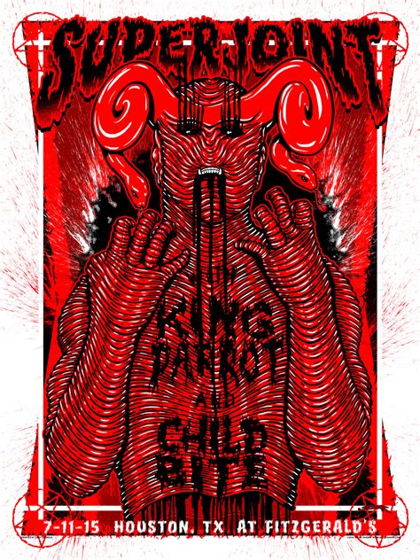 Inside The Rock Poster Frame Blog Kyler Sharp Superjoint Houston Poster