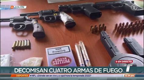 Telemetro Reporta On Twitter Cuatro Armas De Fuego Y Municiones