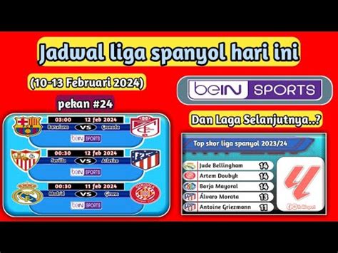 Jadwal Liga Spanyol Hari Ini Real Madrid Vs Girona Barcelona Vs