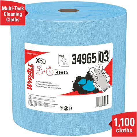 Wypall General Clean X60 Multi Task Cleaning Cloths Jumbo Roll GOS