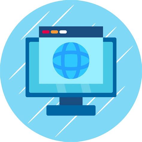 Web Browser Vector Icon Design 20750215 Vector Art At Vecteezy