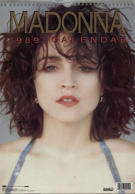 Madonna 1989 Calendar Uk Calendar 565982 Calendar