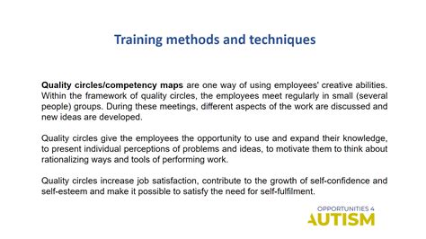 Developing And Managing The Competences Of Employees With Asd