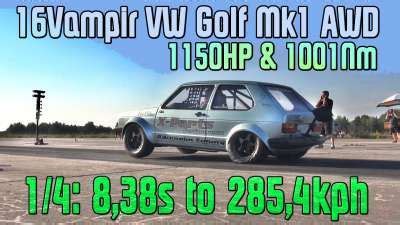 Video Boba Motoring VW Golf 1 Mit 1 151PS 1 074NM