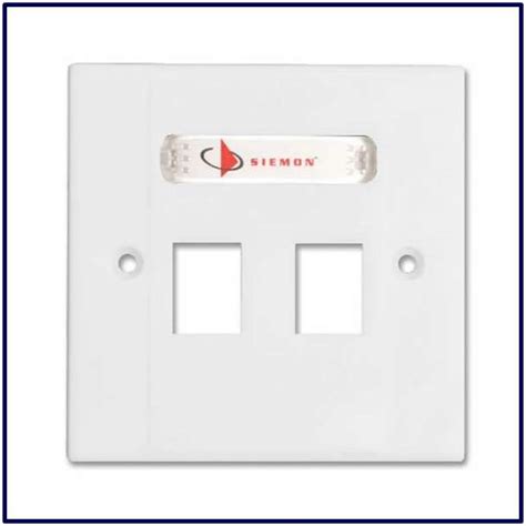 Siemon Cat A Double Faceplates Smartweb Africa