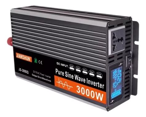 3000w Inversor De Pura Onda Sinusoidal Dc 12v 24v A Ac 220v Cuotas