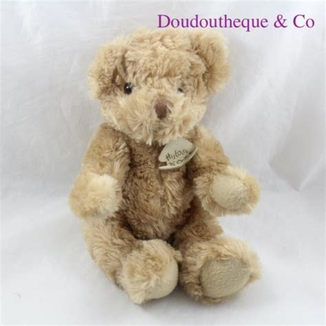 Peluche Ours Histoire D Ours Articul Beige Miel Cm Sos Doudou