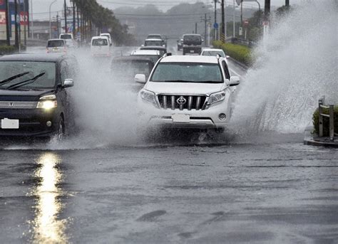 冠水道路走行の危険性動画公開 Jafがhpで ／宮崎 毎日新聞