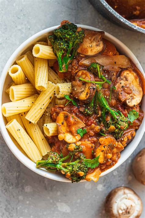 Easy Vegan Lentil Bolognese Gluten Free Earth Of Maria