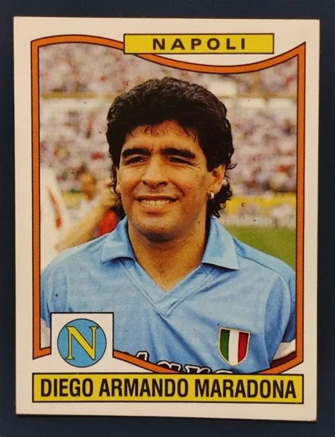 Figurina Maradona Calciatori Panini Scudetto Napoli