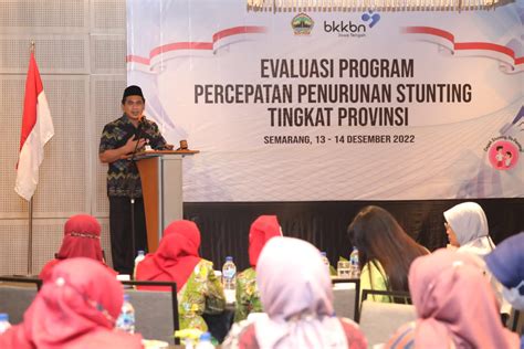 Pemprov Komitmen Jateng Turunkan Stunting Tuai Apresiasi Bkkbn