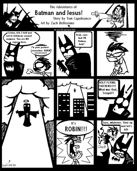 Old Batman And Jesus Page One By Batmanandjesus On Deviantart