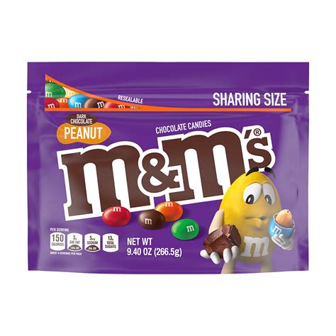 Dark Chocolate Peanut M&M'S, 9.4oz | M&M'S | M&M'S