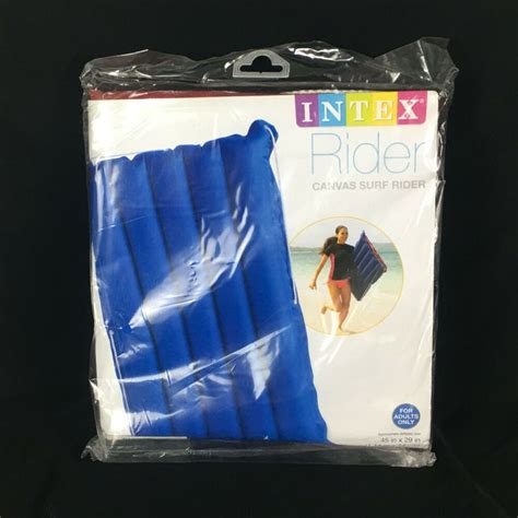 Canvas Surf Intex Wave Rider Raft Tube Float Mat 45 59194ep Beach Swim Pool New Intex