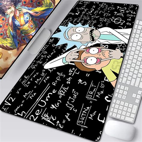 Rick And Morty Desk Mat Rick And Morty Mousepad Rick Sanchez Etsy