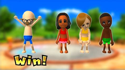 Wii Party U Minigames Jinnagaming Vs Faustine Vs Clara Vs Jeff