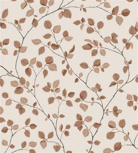 Bokskog Wallpaper In Terracotta By Sandberg Jane Clayton