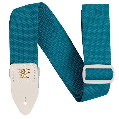 Ernie Ball Teal White Polypro Guitar Strap P