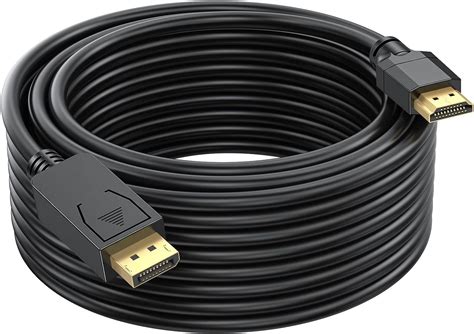 Displayport Dp To Hdmi Cable K Uvooi Feet Display Port To Hdmi